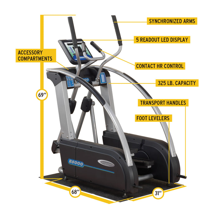 Body-Solid Premium Elliptical Trainer E5000